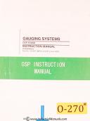 Okuma-Okuma OSP-P200M, Gauging Systems Operation Programming Tooling Manual 2005-OSP-P200M-01
